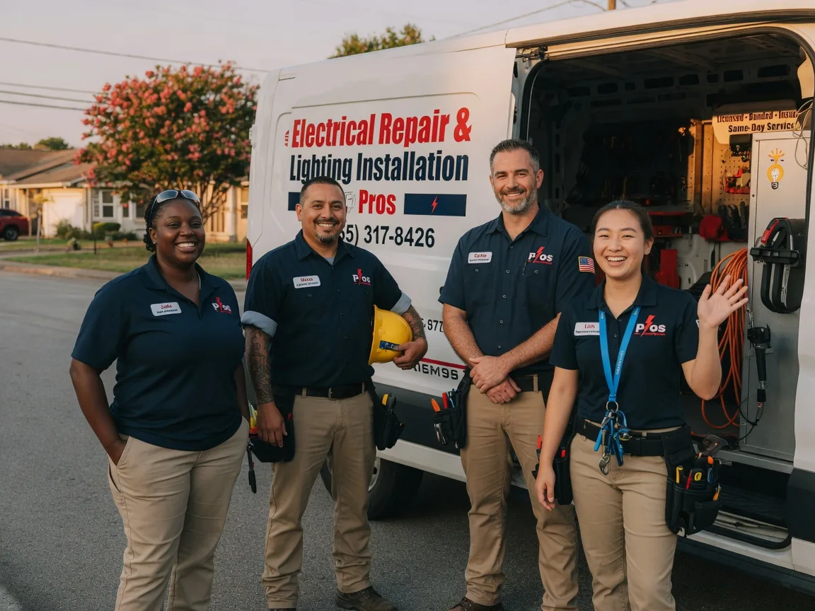 Licensed Electrician company in Brownsboro, TX